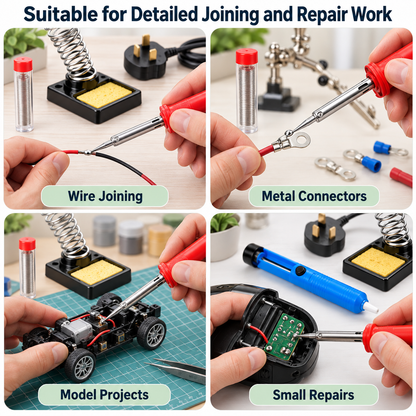 30W Soldering Iron Kit with Stand & Accessories