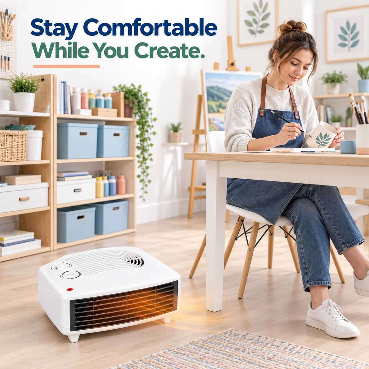 Compact Fan Heater 3000W – 1 Unit