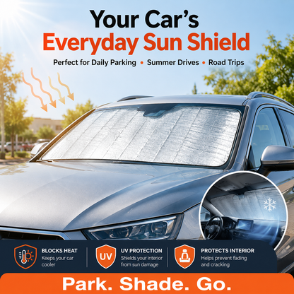 Foil Windscreen Sun Shade & Frost Protector