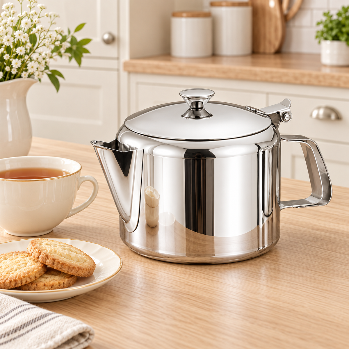 Stainless Steel Tea Pot – 16oz / 500ml
