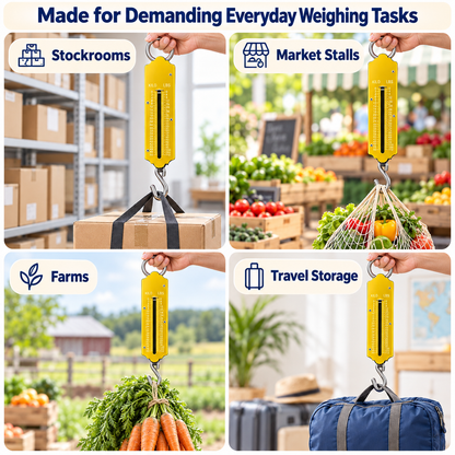 Portable Hanging Pocket Scale – 50kg/112lb Capacity