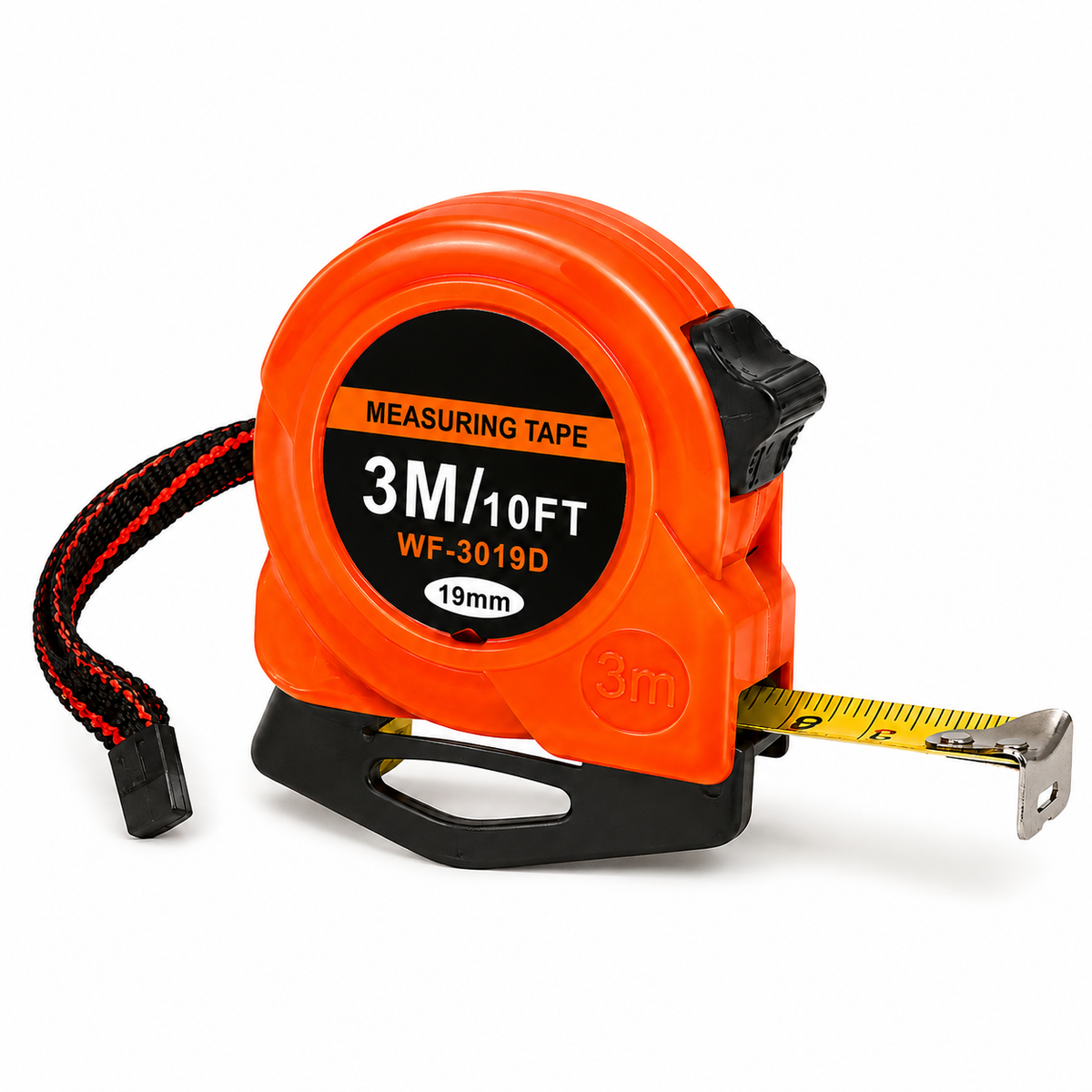 3M / 10FT Retractable Measuring Tape – 19mm Metric & Imperial Tape Measure with Wrist Strap