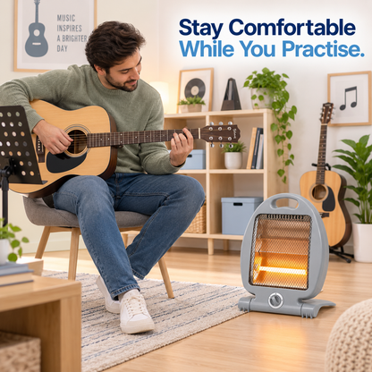 Compact Quartz Halogen Heater 800W – 1 Unit