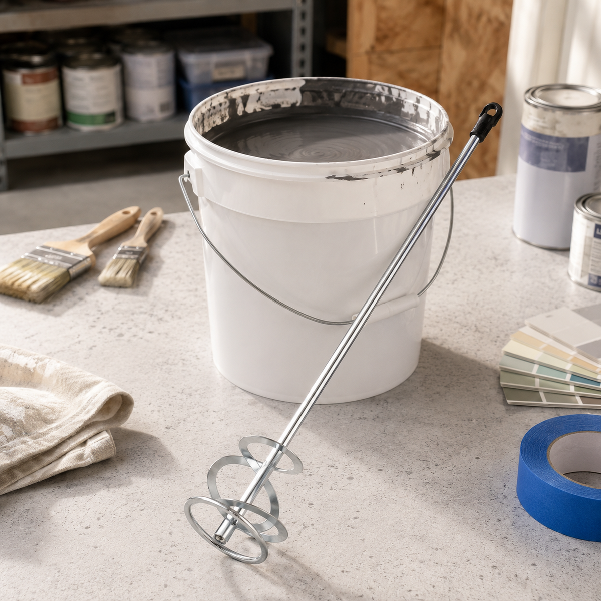 100 × 600mm Chrome Paint Mixer