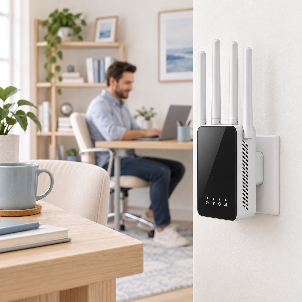 Plastic WiFi Router Repeater