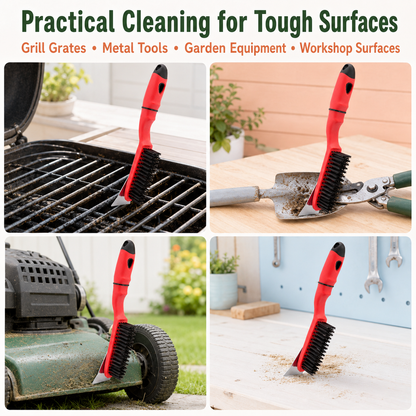 10" Wire Brush & Scraper