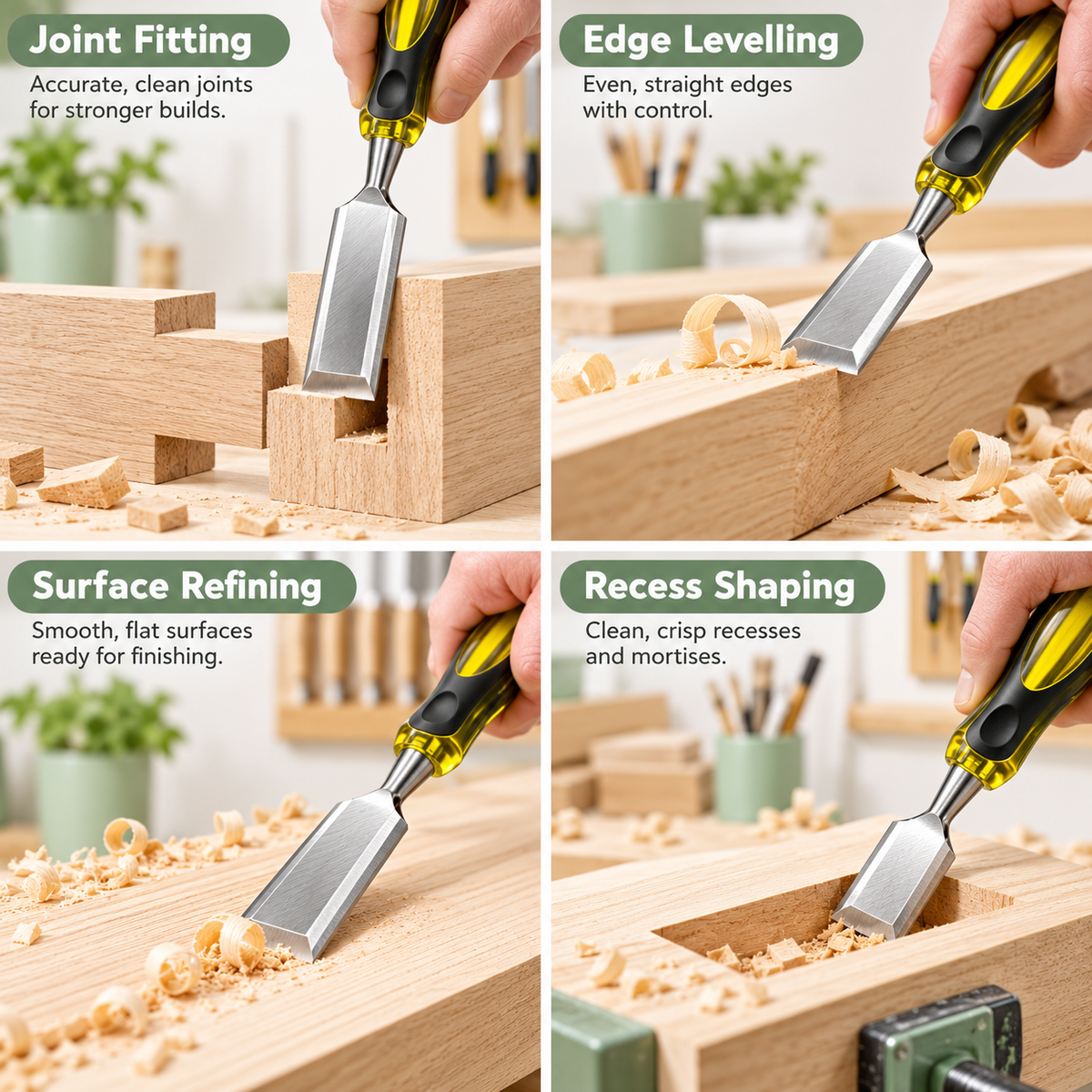 1-1/2" Wood Chisel 38mm Drop Forged Steel