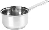 14cm Stainless Steel Milk Pan with Induction Base Without Lid