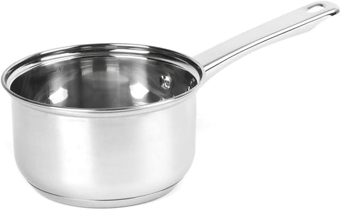14cm Stainless Steel Milk Pan with Induction Base Without Lid