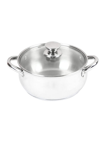24cm Casserole with Glass Lid and Induction Base