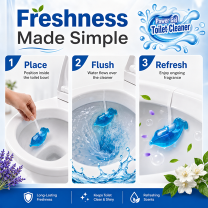 Power Gel Toilet Cleaner – Fresh Fragrance Toilet Bowl Gel