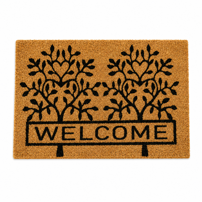 Welcome Coir Door Mat 45x75cm