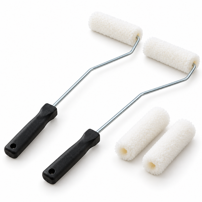 4 Inch Radiator Roller Set Pack of 2