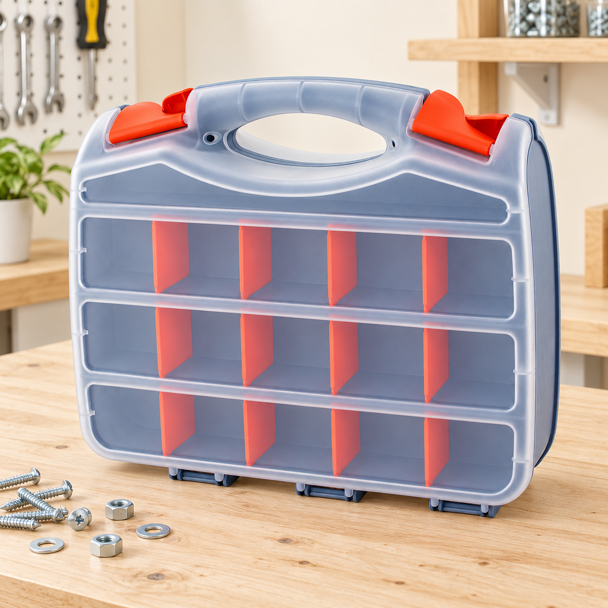 Double-Sided Plastic Organiser Box – 31cm