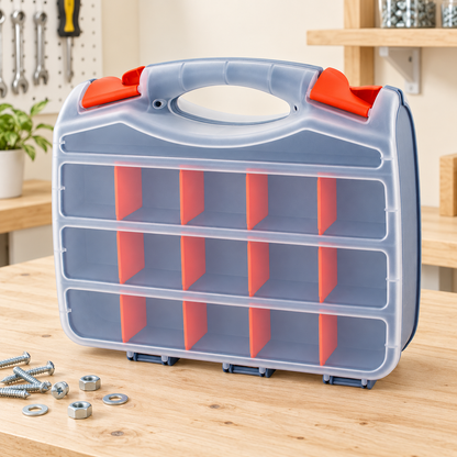 Double-Sided Plastic Organiser Box – 31cm
