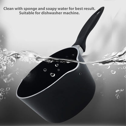 18cm Non-Stick Milk Pan for Stovetop Cooking