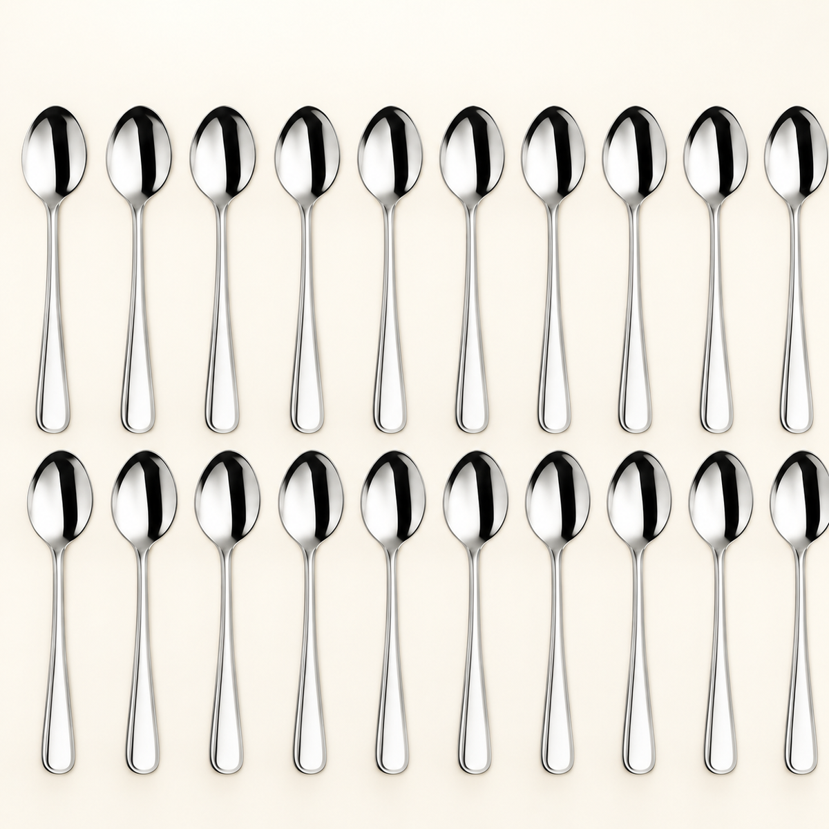 20 Piece Stainless Steel Teaspoon Set