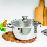 Professional Casserole Induction 28cm / 30cm Glass Lid