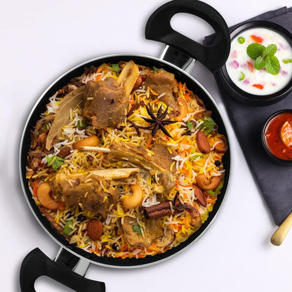 24cm Black Stockpot with Heat-Efficient Induction Base