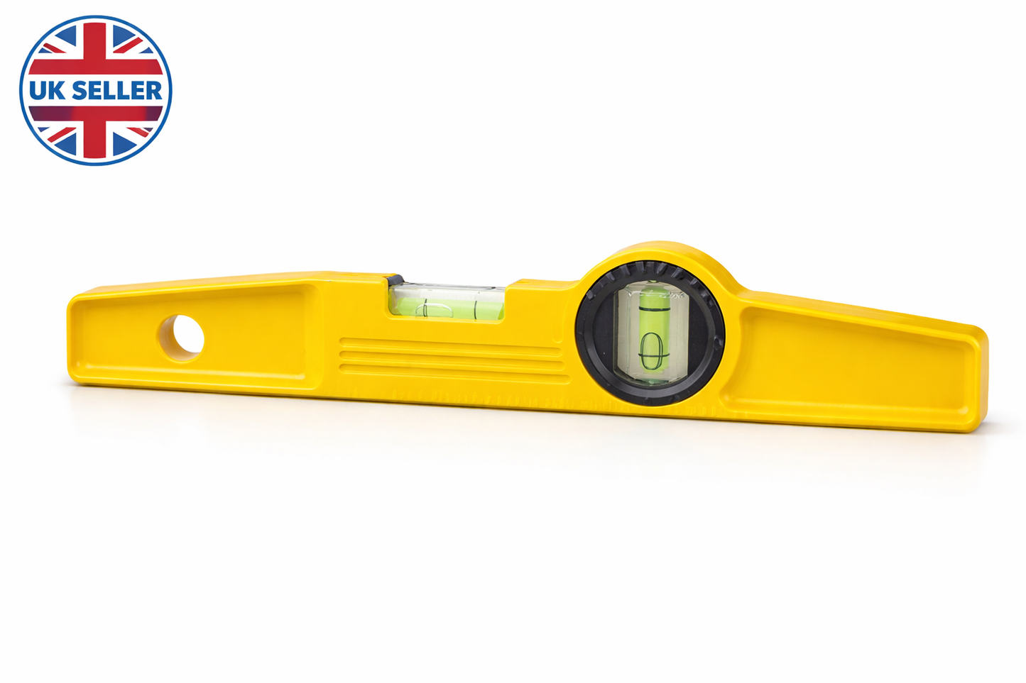 10" Magnetic Scaffold Spirit Level — 250mm Torpedo Level with 90° Vial for Trade & DIY Use