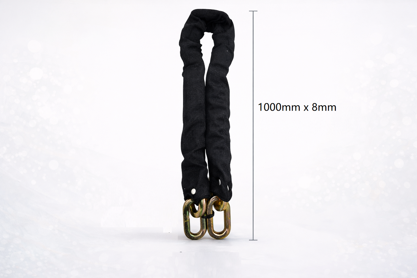 Security Chain 1 Metre Nylon Sleeved – Nickel Plated Heavy Duty Links – 8mm or 10mm – Bike Motorcycle Gate