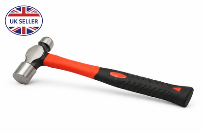 16oz Ball Pein Hammer Fiberglass Handle | Forged Steel Head | Metalwork & Workshop Use
