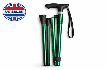 Foldable Aluminium Walking Stick | Lightweight, Adjustable & Portable | Ideal for Daily Use & Travel