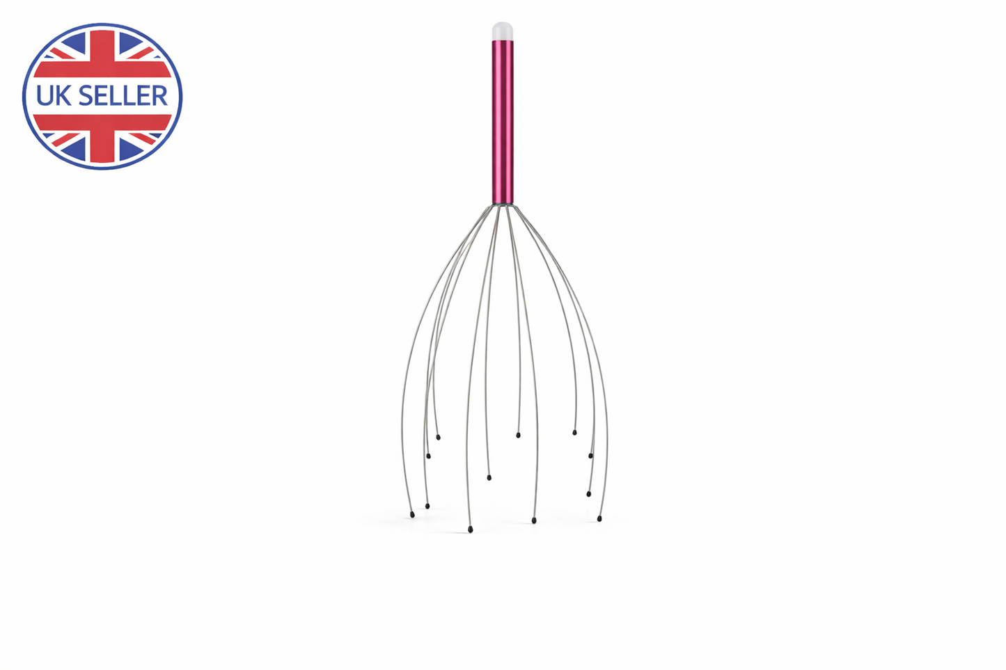 Hand-Held Head Massager – Scalp Stress Relief Tool with Multi-Finger Tips | Available in 4 Colours