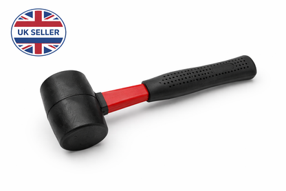 Rubber Mallet with Fiberglass Handle | 8oz, 16oz & 32oz | Non-Marking Head for Flooring, Woodwork & General Repairs