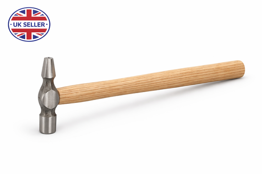 13 Inch Pin Hammer with Drop Forged Steel Head & Hardwood Handle | 325mm | For Pins, Tacks & Fine Joinery