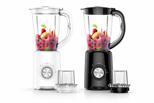 500W 2-in-1 Blender Grinder | 1.5L Jug | 2 Speed + Pulse | Coffee Grinder | White or Black