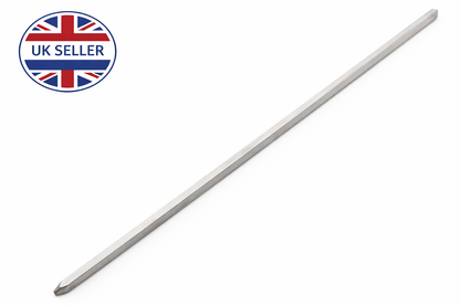 24 Inch BBQ Skewers | Stainless Steel | Flat Blade Anti-Spin | Reusable | 8mm or 10mm Width