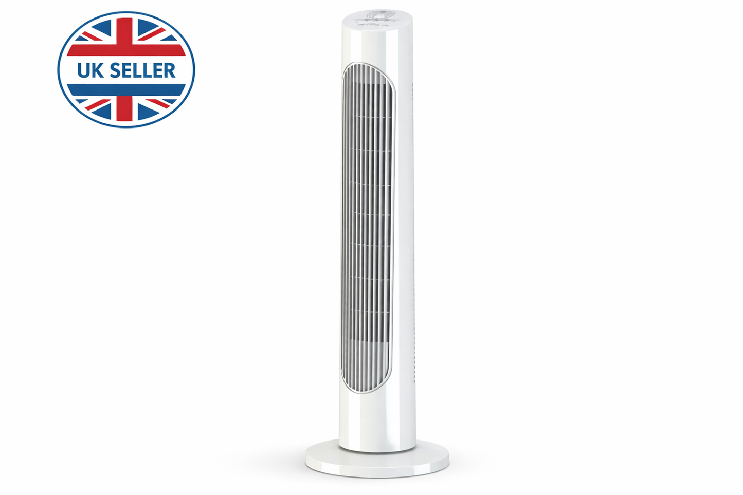29 Inch Oscillating Tower Fan with Timer | 3 Speed Silent Tower Fan | With or Without Remote | 74cm UK
