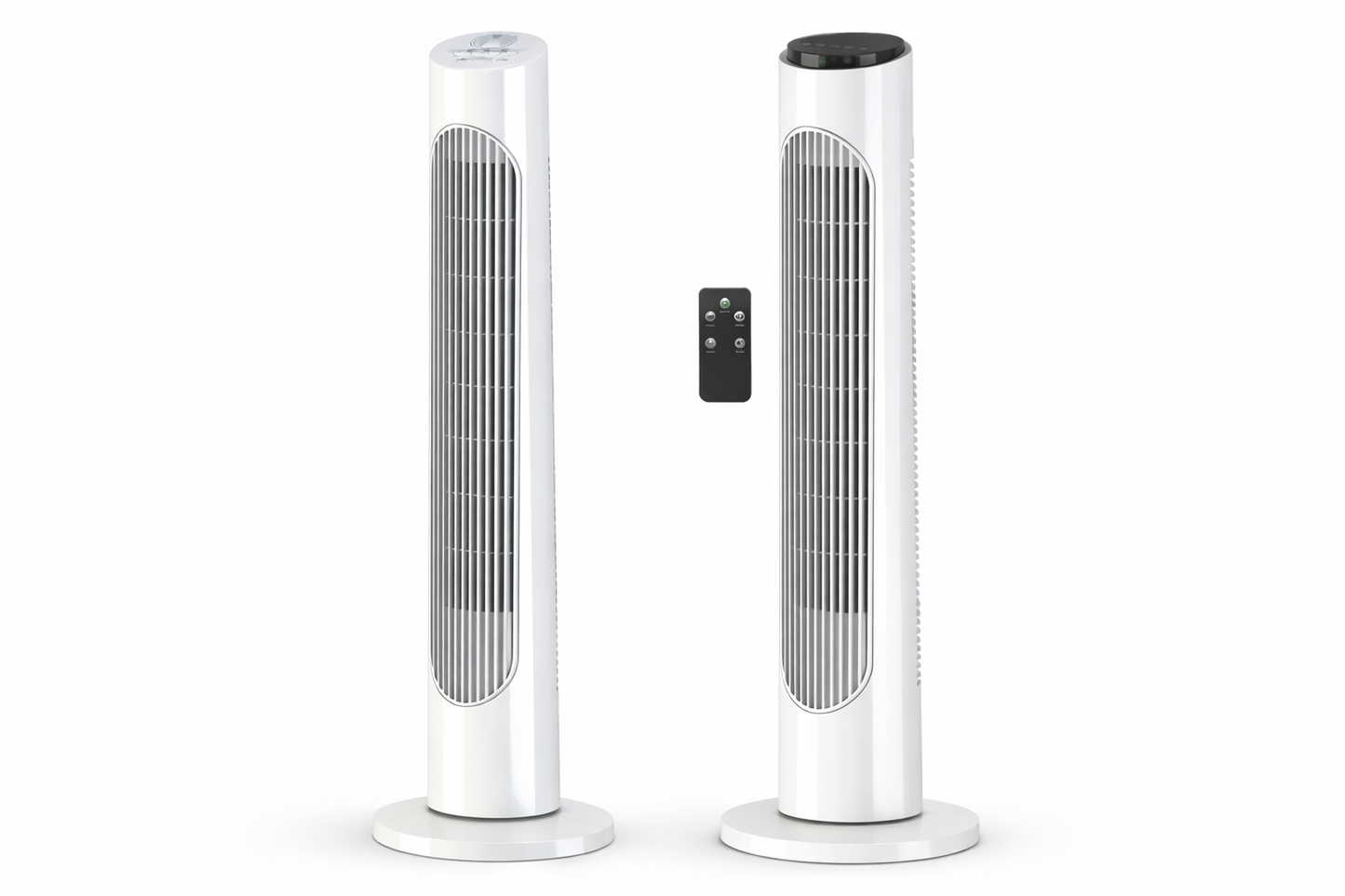 29 Inch Oscillating Tower Fan with Timer | 3 Speed Silent Tower Fan | With or Without Remote | 74cm UK