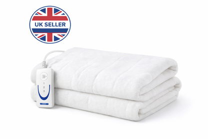 Single Electric Blanket Under Blanket – 3 Heat Settings Fast Pre-Heat & Overheat Protection 60x120cm and 70 x 150cmBed Warmer