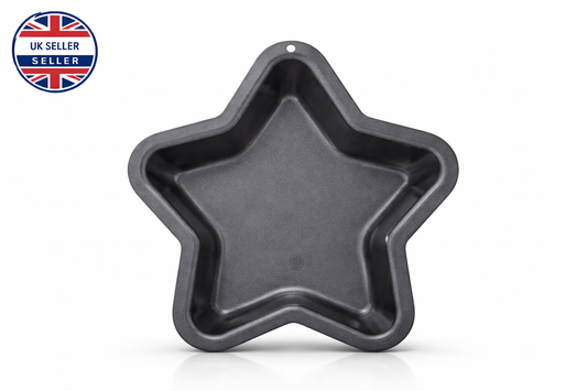 Non-Stick Gingerbread Bake Pan – Shaped Cake Baking Tin in Gingerbread Man Bear or Star Shape for Christmas and Occasion Baking