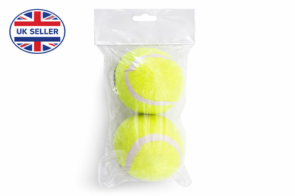 Tennis Balls Pack of 2, Pack of 3, or Pack of 24 – Fluorescent Yellow Felt Practice Training Balls for Coaching Garden Club School and Recreational Play