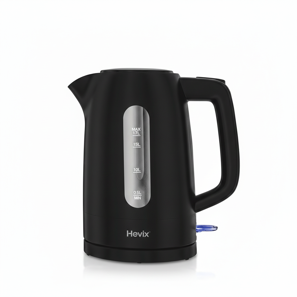 1.7L Cordless Black Kettle 3000W Fast Boiling Kettle