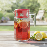 1600ml Plain Glass Jug – Carol Design with Gift Box