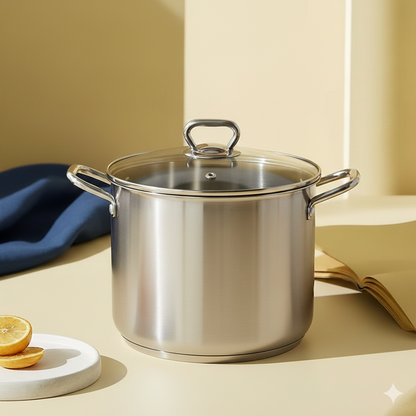 30cm Professional Stockpot with Glass Lid