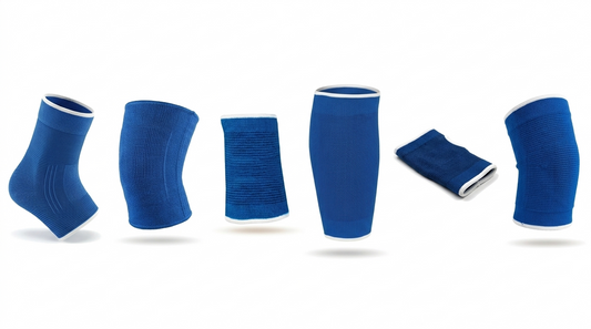 Elastic Joint Support – Knee Ankle Calf Elbow Palm or Wrist, Soft Breathable Fabric, Pain and Swelling Relief