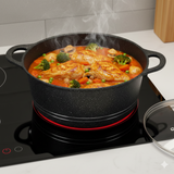 36cm 19L Die Cast Marble Coated Cooking Pot Induction Bottom