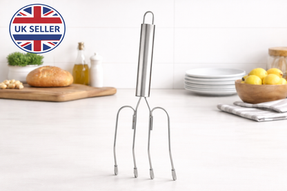 Stainless Steel Turkey Fork | BBQ Meat Lifting & Carving Fork
