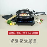 26cm Induction Ready Wok Style Saucepan
