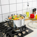 20cm Saucepot with Lid and Induction Bottom for Even Cooking