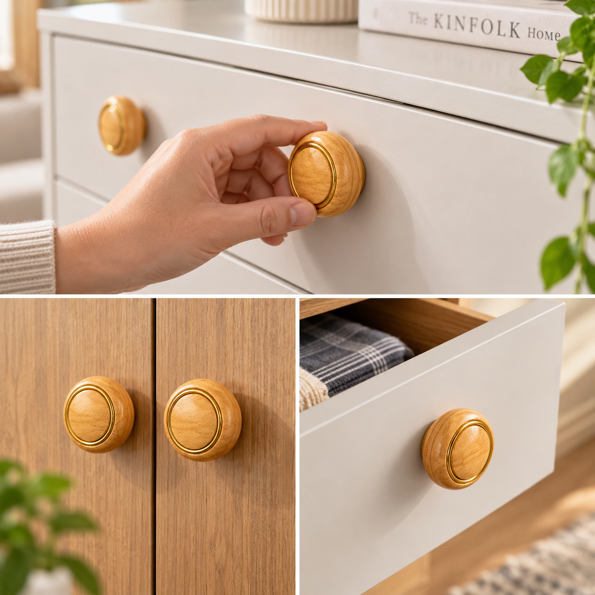 4-Piece Cabinet Knob Set