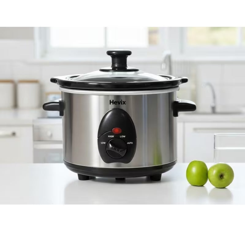 1.5L 120W Stainless Steel Slow Cooker for Easy Cooking