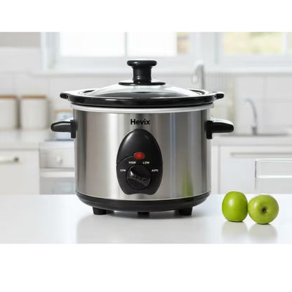 1.5L 120W Stainless Steel Slow Cooker for Easy Cooking