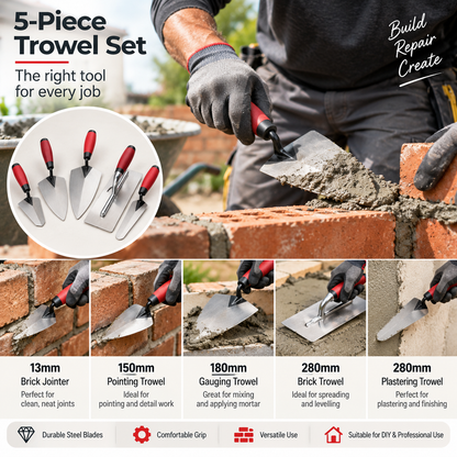 5PC Trowel Set