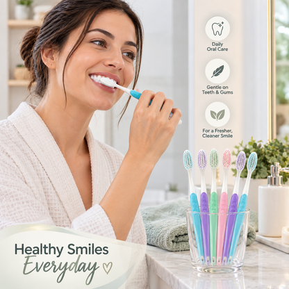 Deep Cleaning Toothbrush Set – 6 Pack, Gum Care Innovation Head